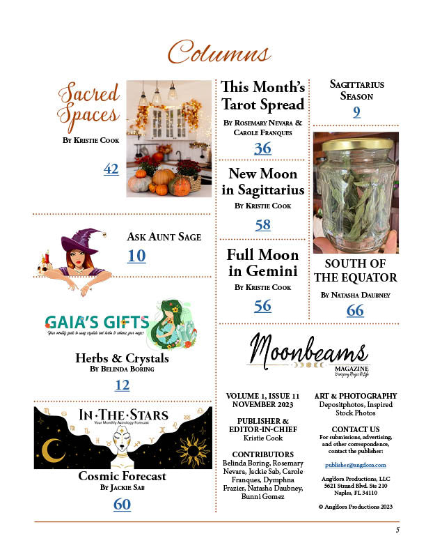 Moonbeams Magazine November 2023 - Single Issue