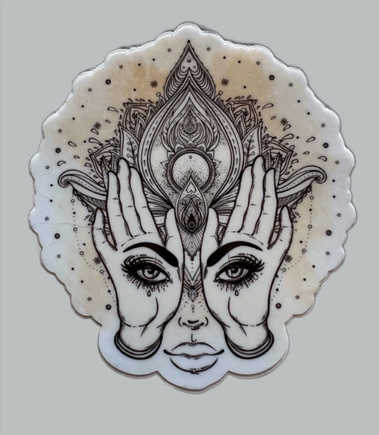 Goddess Eyes Vinyl Sticker