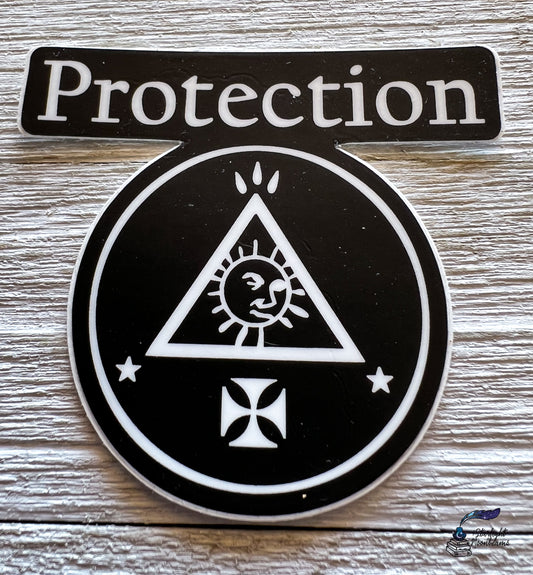 Protection Vinyl Sticker